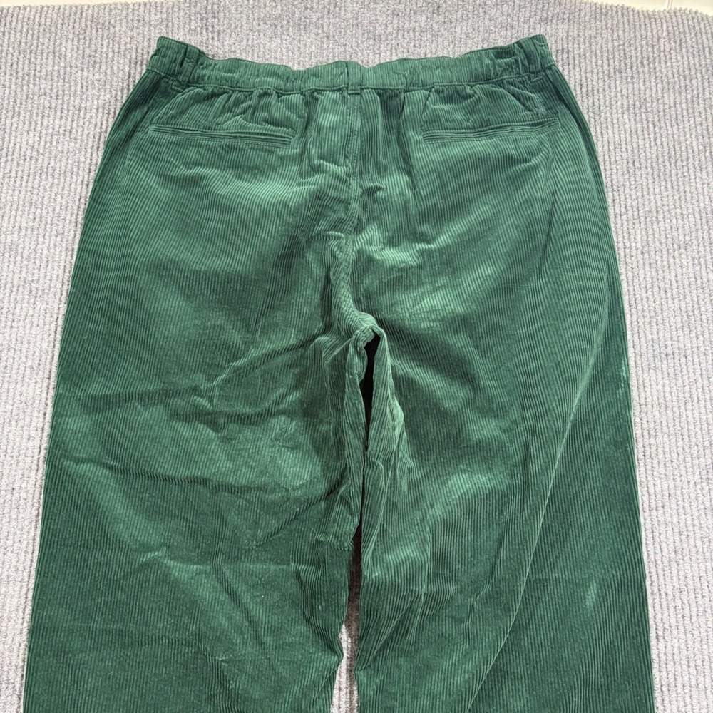 Polo Ralph Lauren Pants Men's XL Green Corduroy Elastic Waist Casual Preppy - Picture 4 of 9